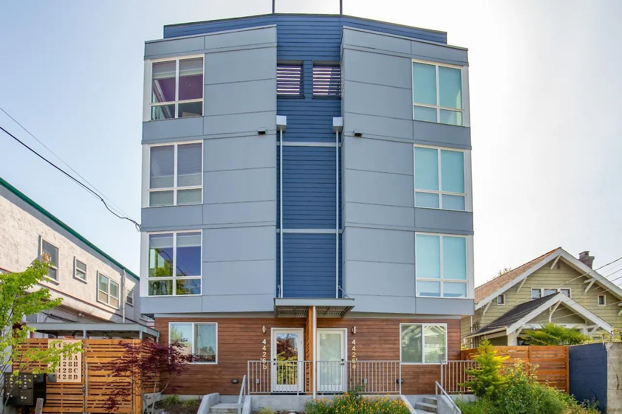 Rooftop Patio With Waterview, Private Garden & Grill 3Br 3Ba- Modern Cityscape Seattle Amerikai Egyesült Államok
