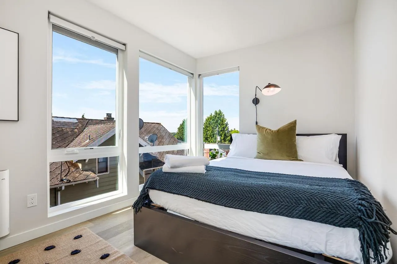 Rooftop Patio With Waterview, Private Garden & Grill 3Br 3Ba- Modern Cityscape 시애틀 0*,